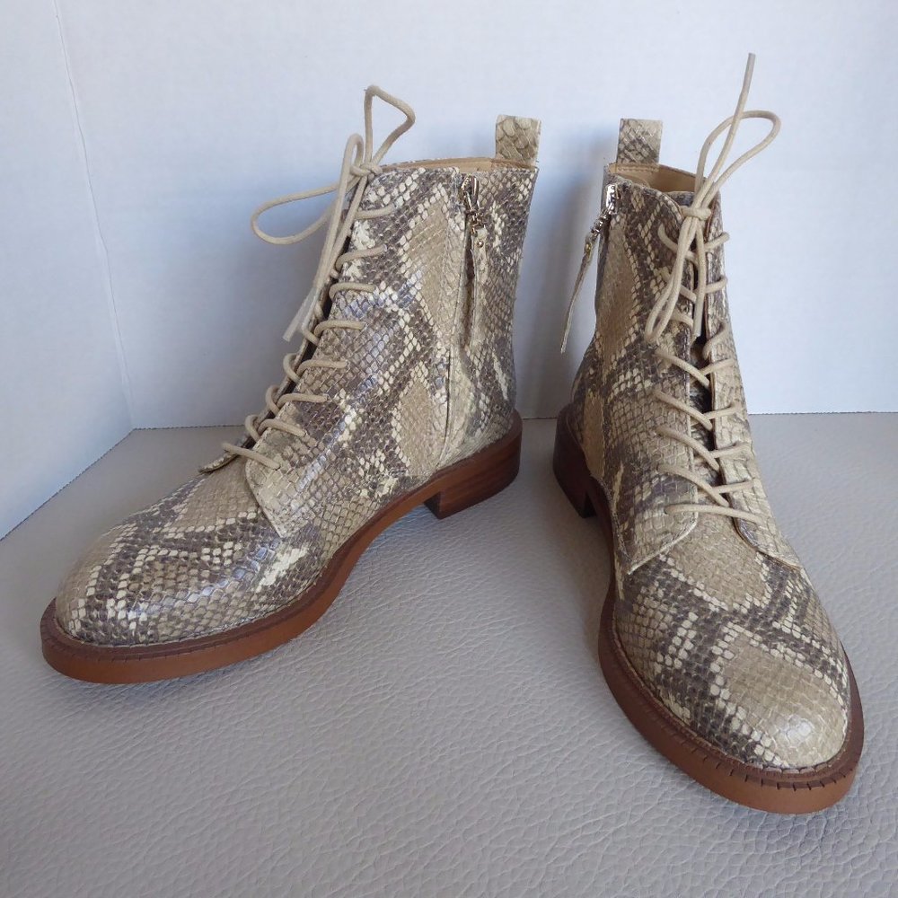 SAM EDELMAN LEATHER BOOTIES, SZ 5.5, NEW NO BOX